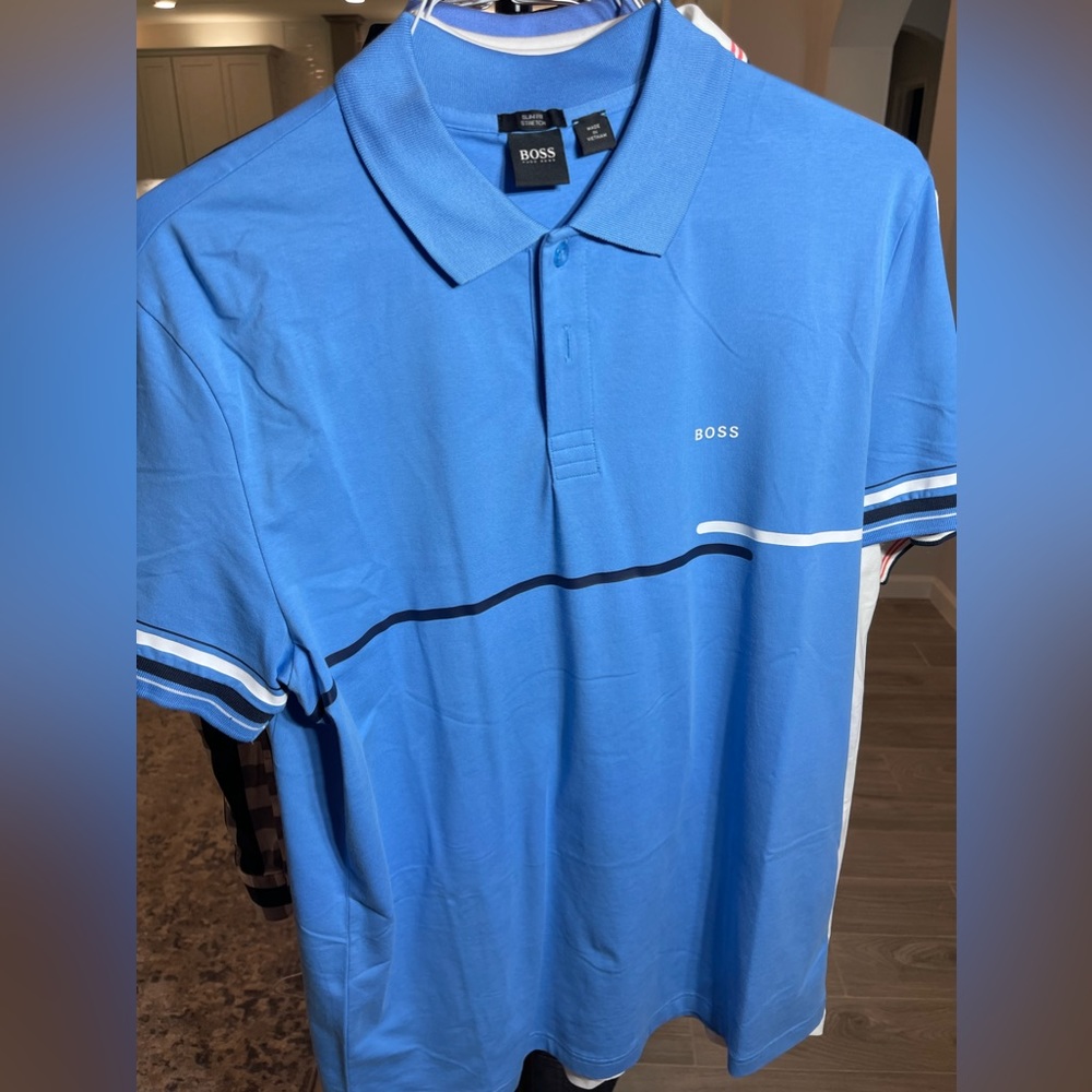 Boss polos size L. In great condition barely worn.